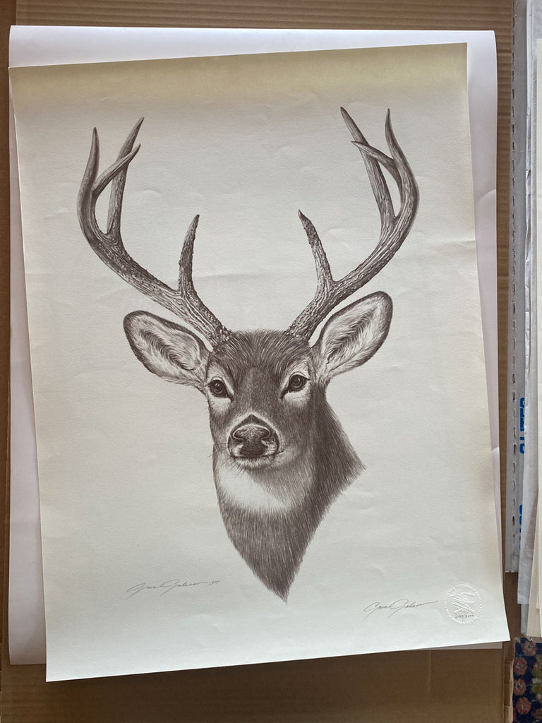 Deer art by Gene Galasso