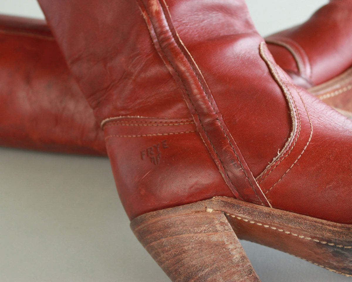 Frye boots with heel 2025
