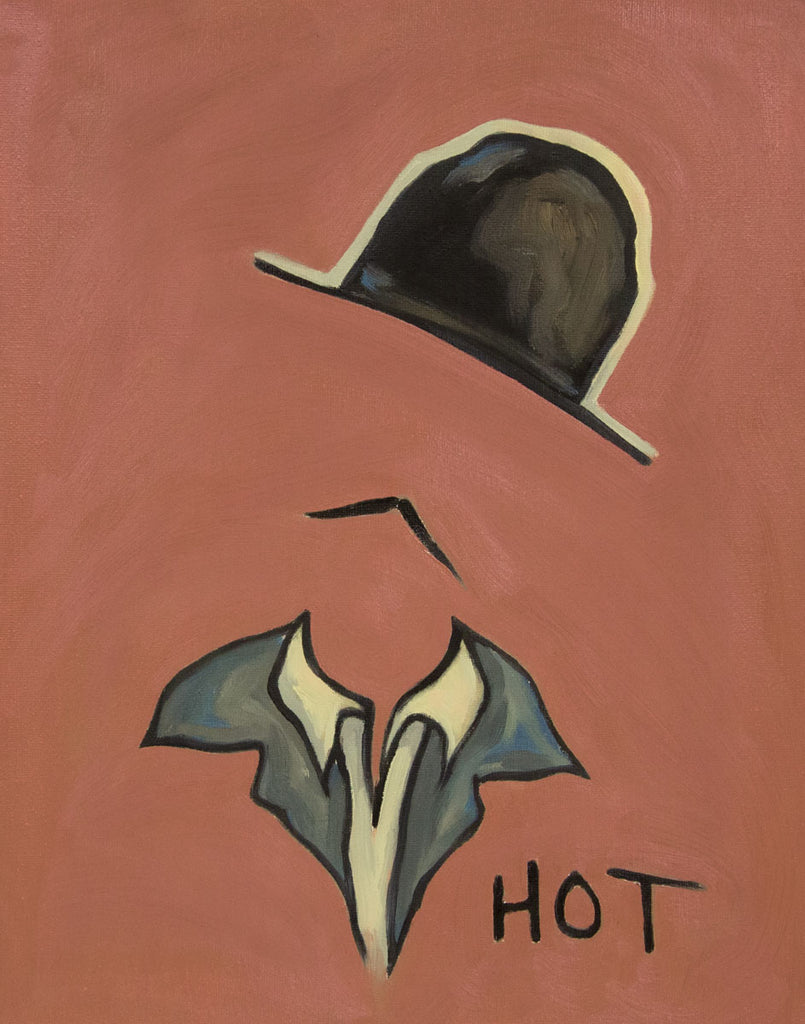 Hotheaded cowboy portrait by Gina Teichert