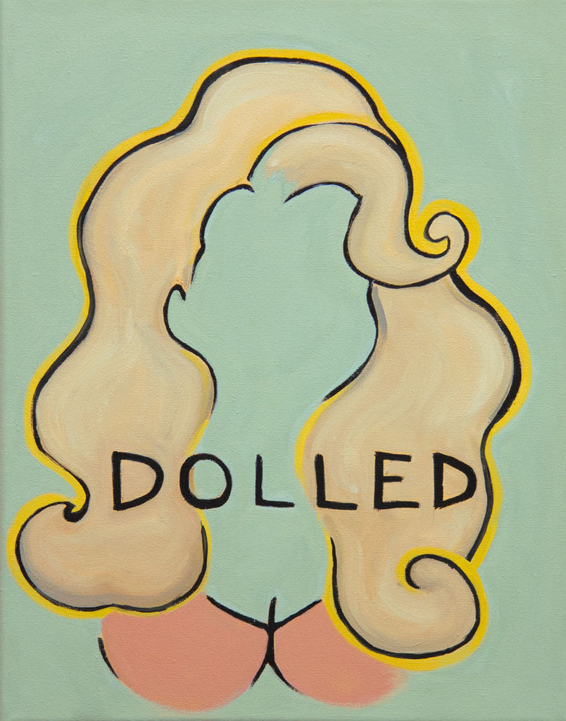 Dolly Parton portrait by Gina Teichert