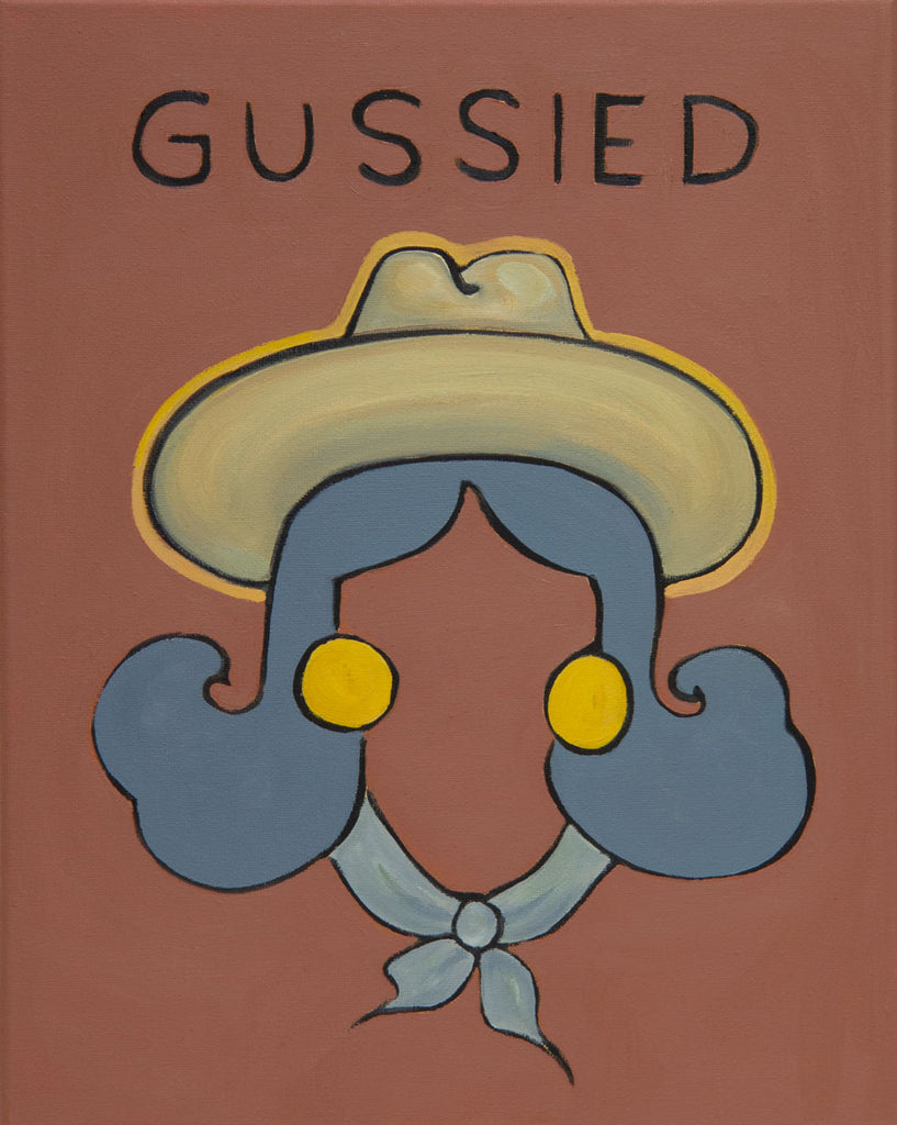 Gussied up cowgirl portrait by Gina Teichert