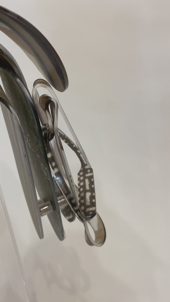 English saddle sculpture by Maeve Eichelberger