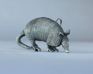 Metal armadillo belt buckle 3D
