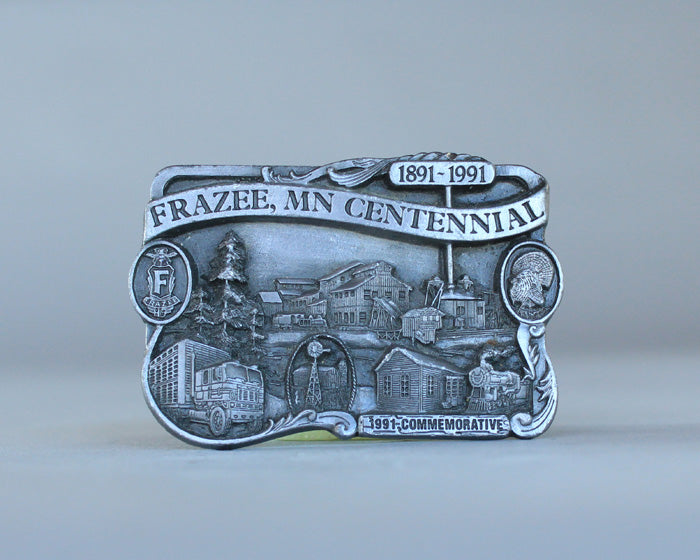 Frazee Minnesota Centennial belt buckle