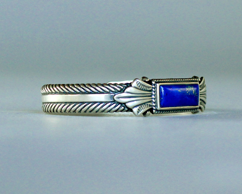 Lapis lazuli western bracelet