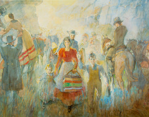 Pioneers Arriving Painting | Minerva Teichert | Paper Print