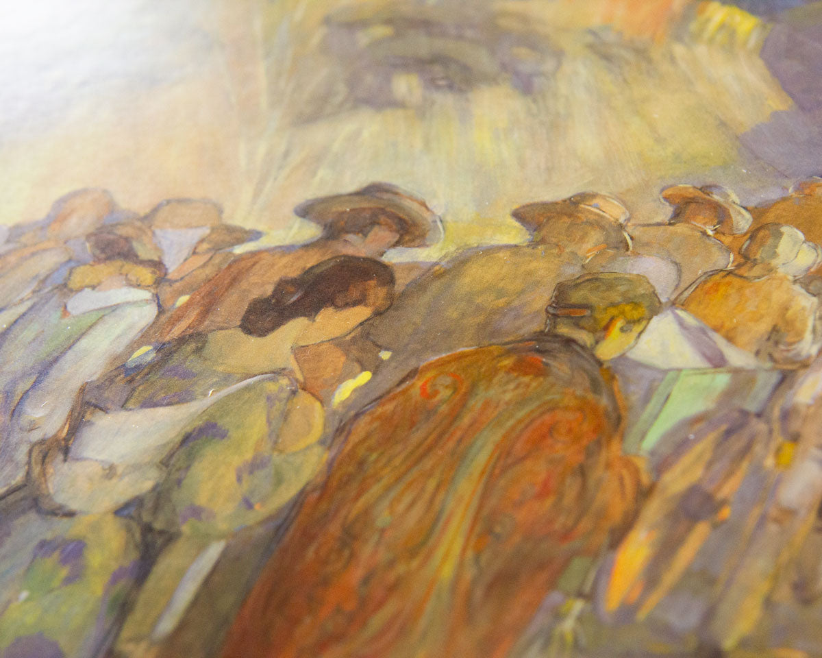 Zion Ho! Handcart Pioneer Painting | Minerva Teichert | Paper Print