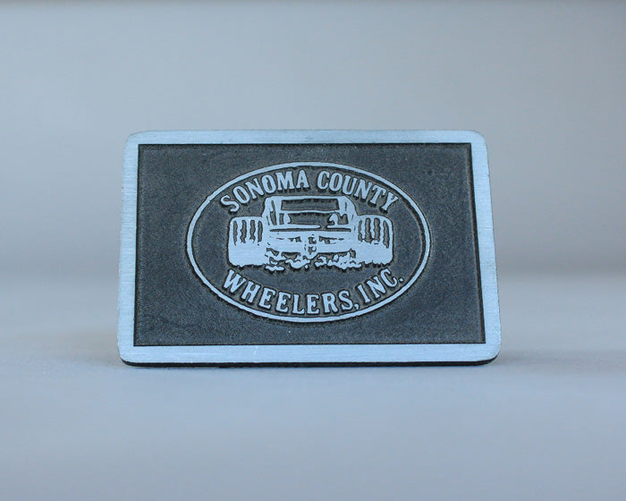 Sonoma Country car club belt buckle