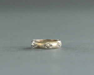jerome begay stamped silver southwest ring
