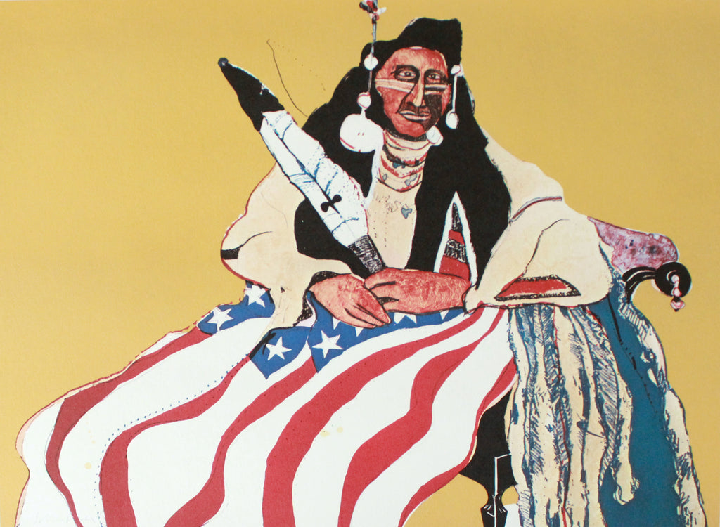 Bicentennial Indian by Native American artist Fritz Scholder 