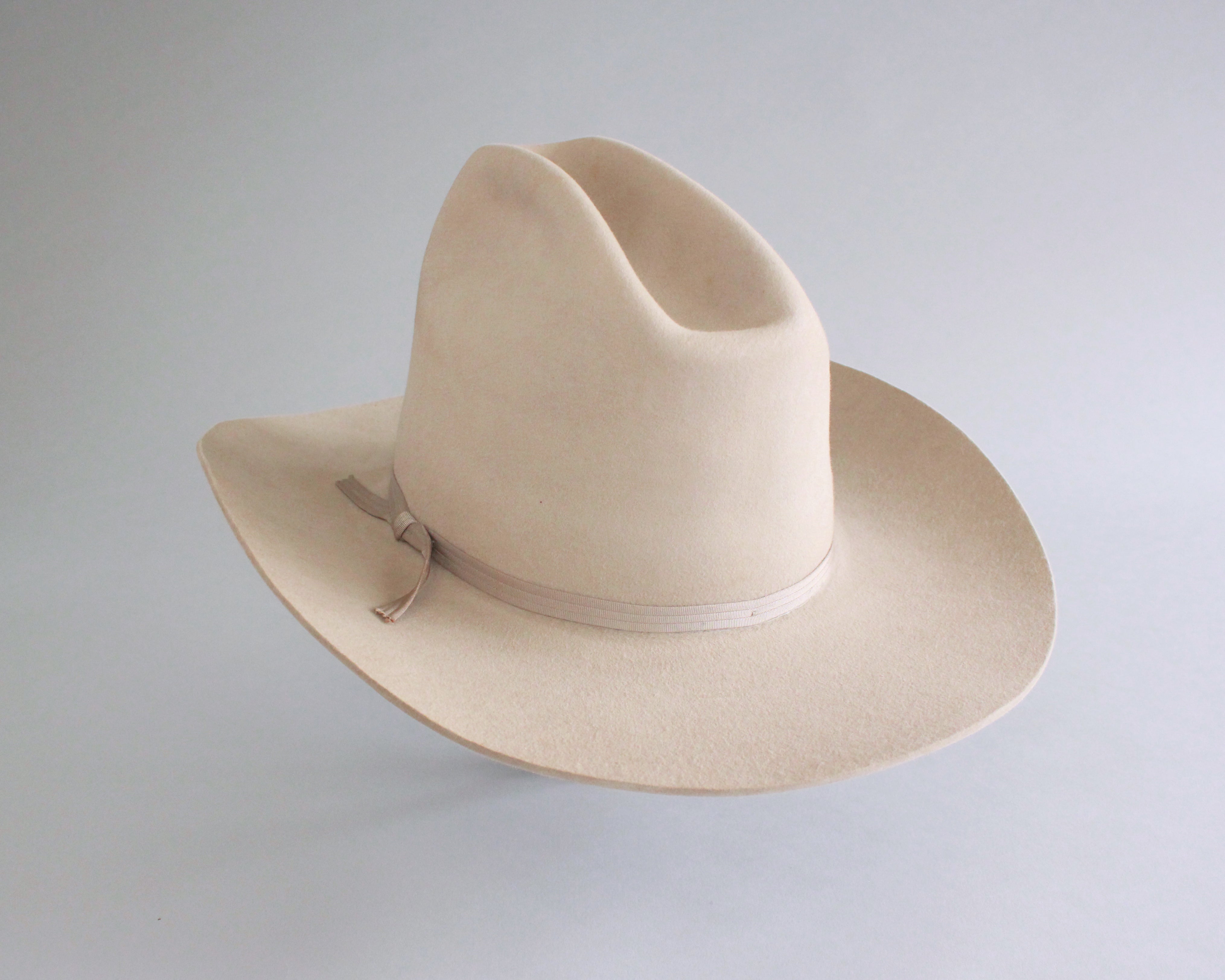 vintage smithbilt gray fur felt cowboy hat 