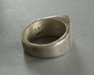 modernist sterling silver taxco ring size 6.5