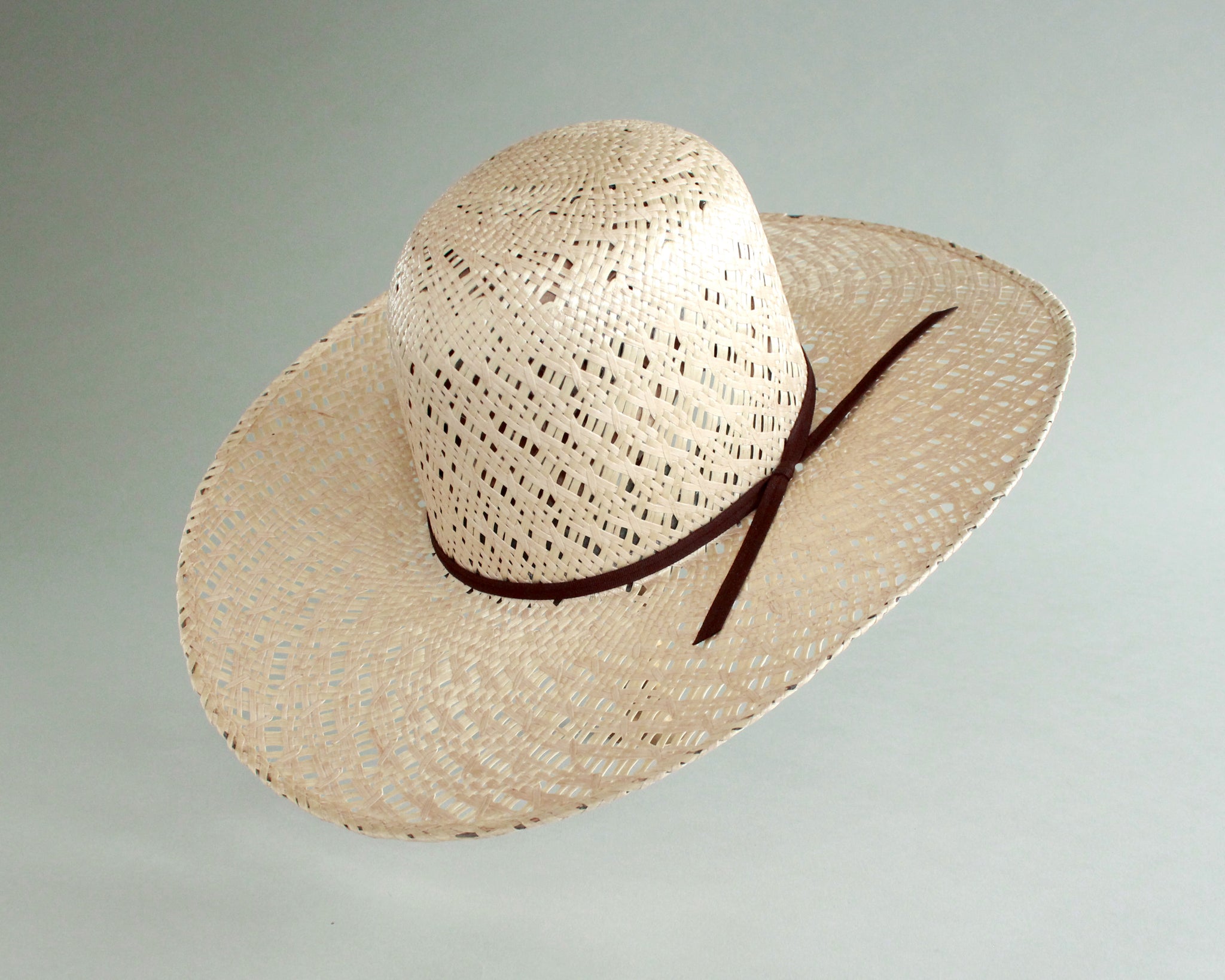 Loose Weave Straw Cowboy Hat Size 6 3/4 – High Desert display picture 1