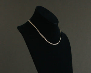 20 in liquid silver classic western necklace 