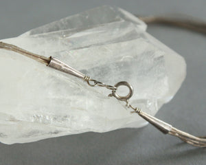 20 in liquid silver classic western necklace 