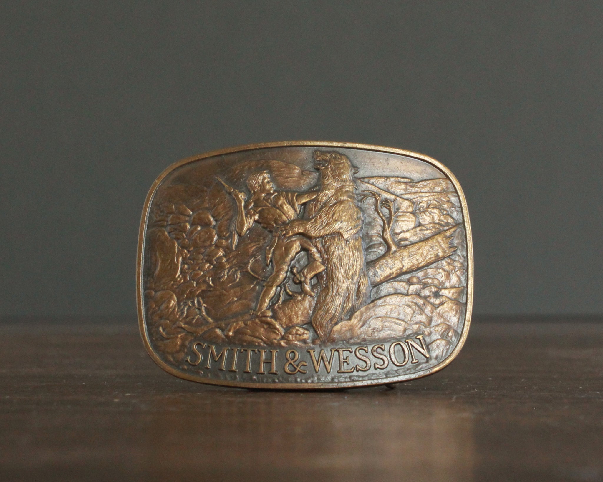 Smith Wesson Bear Attack Belt Buckle High Desert