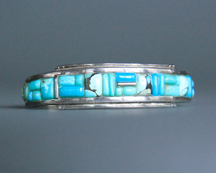 Turquoise and silver bracelet by Desert Rose