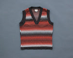 1970s zigag polyester sweater vest by Catalina Sportswear