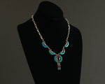 southwest petite point statement necklace